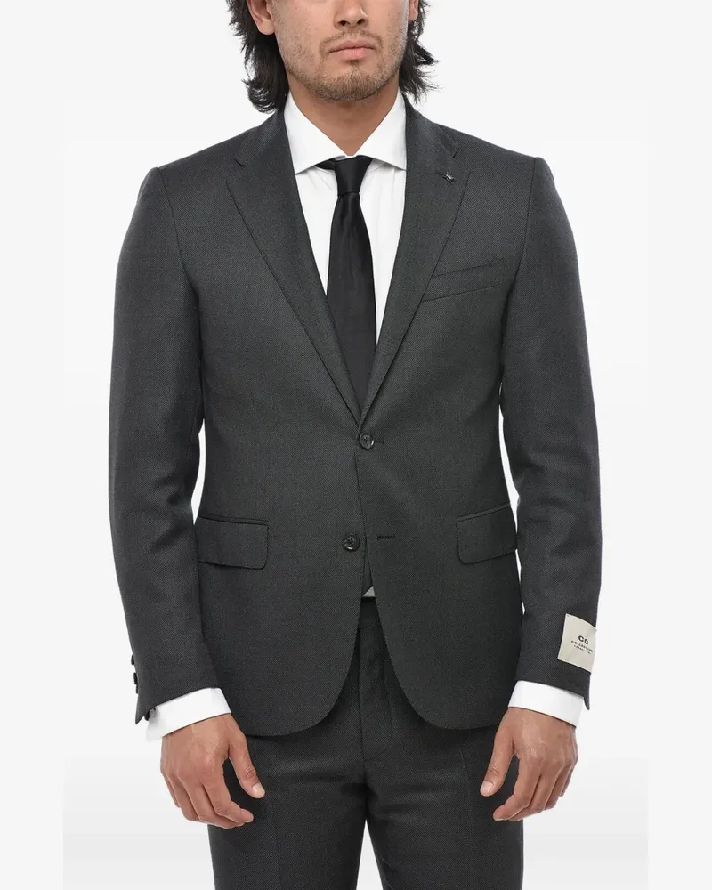 Corneliani Bird's Eye virgin-wool suit - Grau Grau
