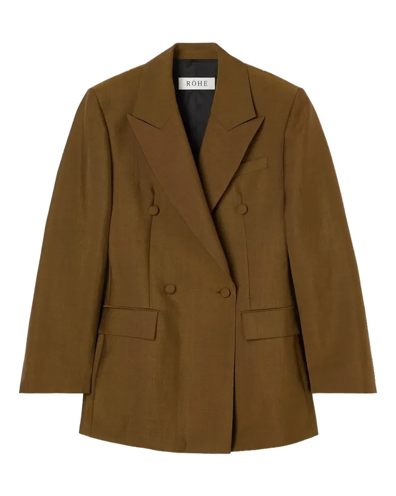 Róhe double-breasted blazer - Braun Braun