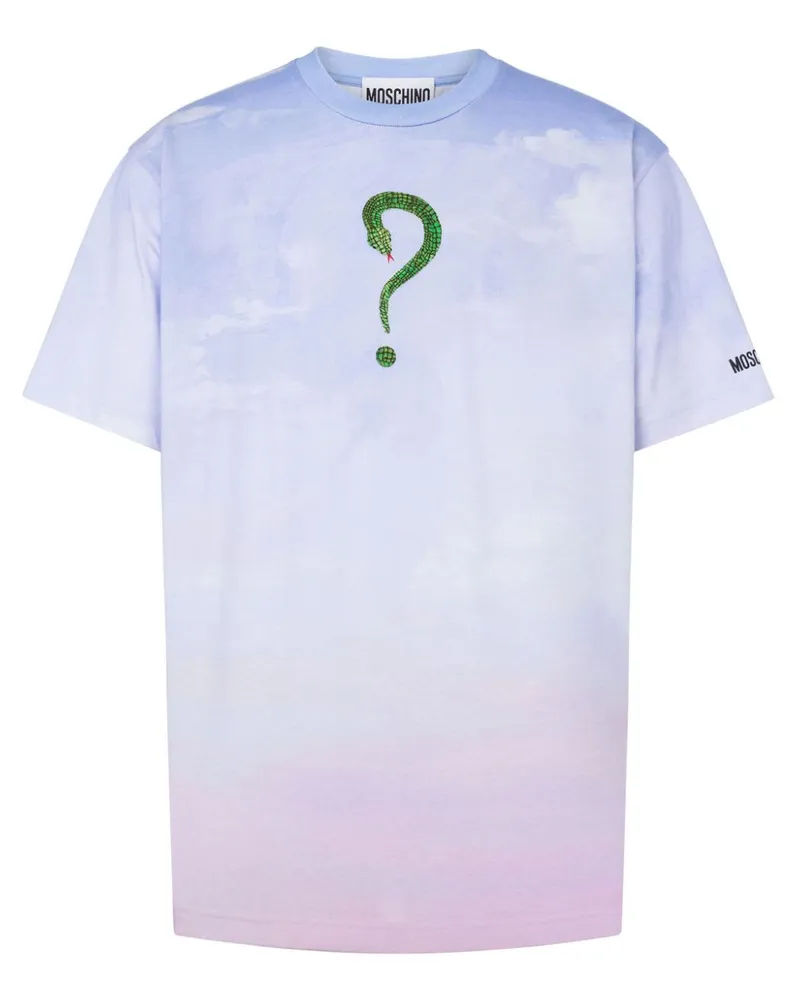 Moschino T-Shirt mit Print - Rosa Rosa