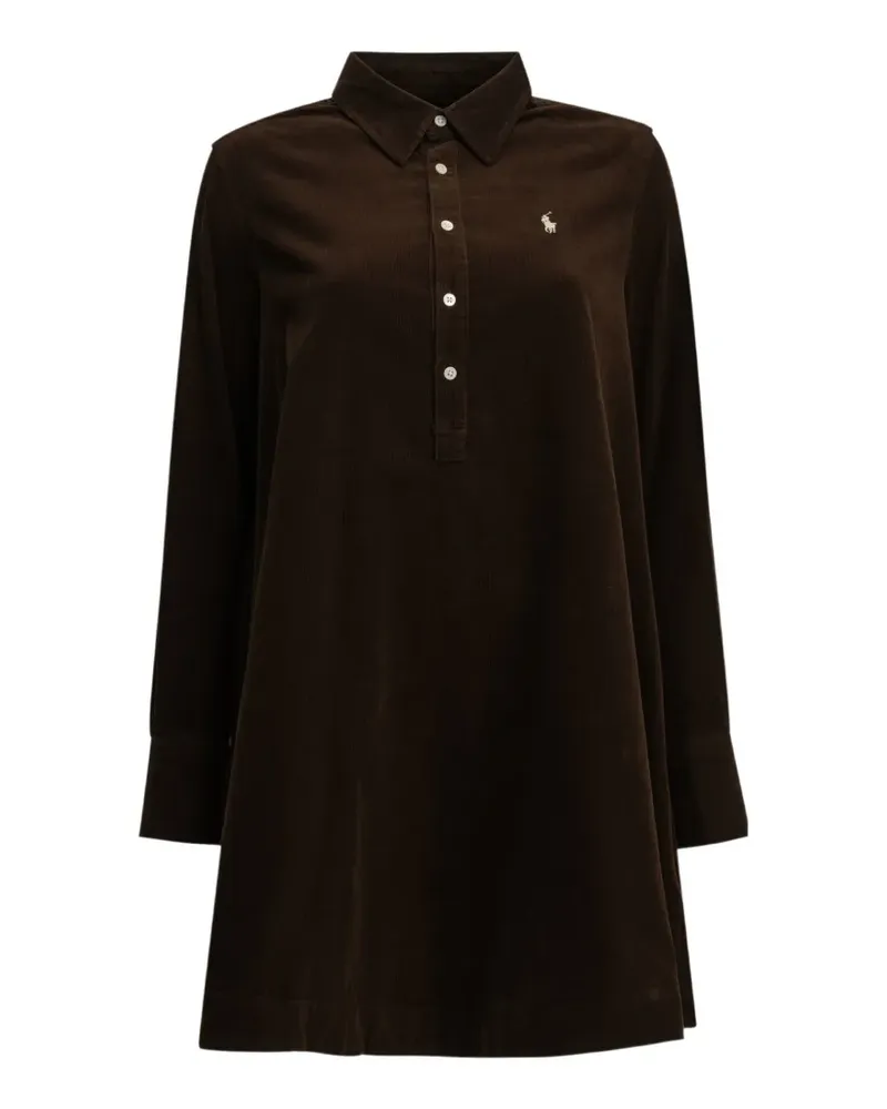 Ralph Lauren Midikleid aus Cord - Braun Braun