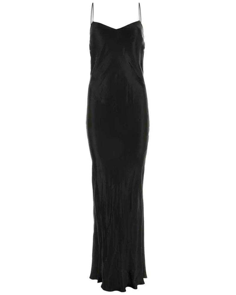 Saint Laurent Camisole-Kleid aus Seide - Schwarz Schwarz