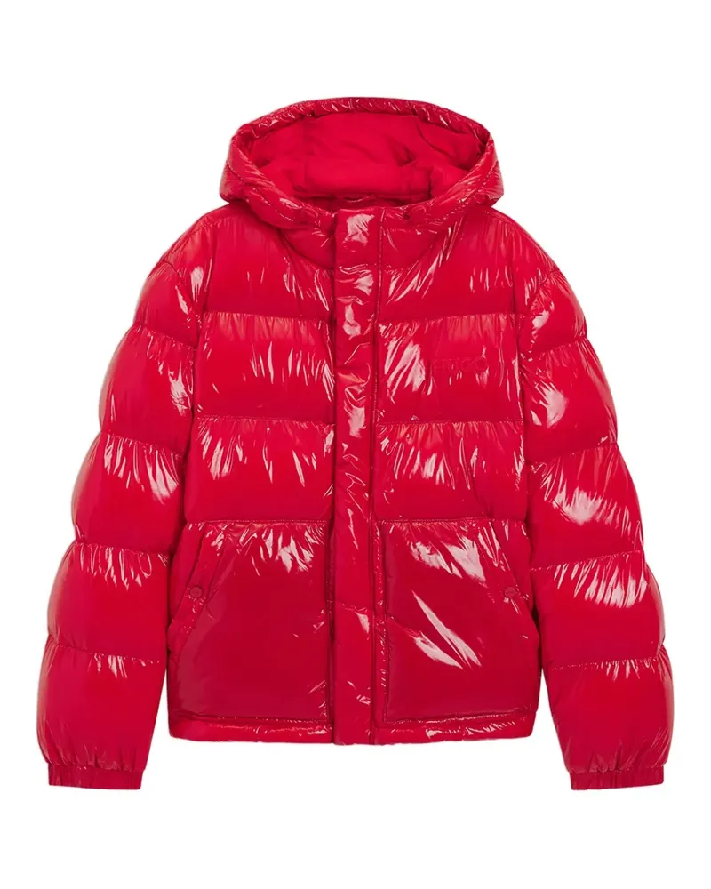 HUGO BOSS logo-detail padded jacket - Rot Rot