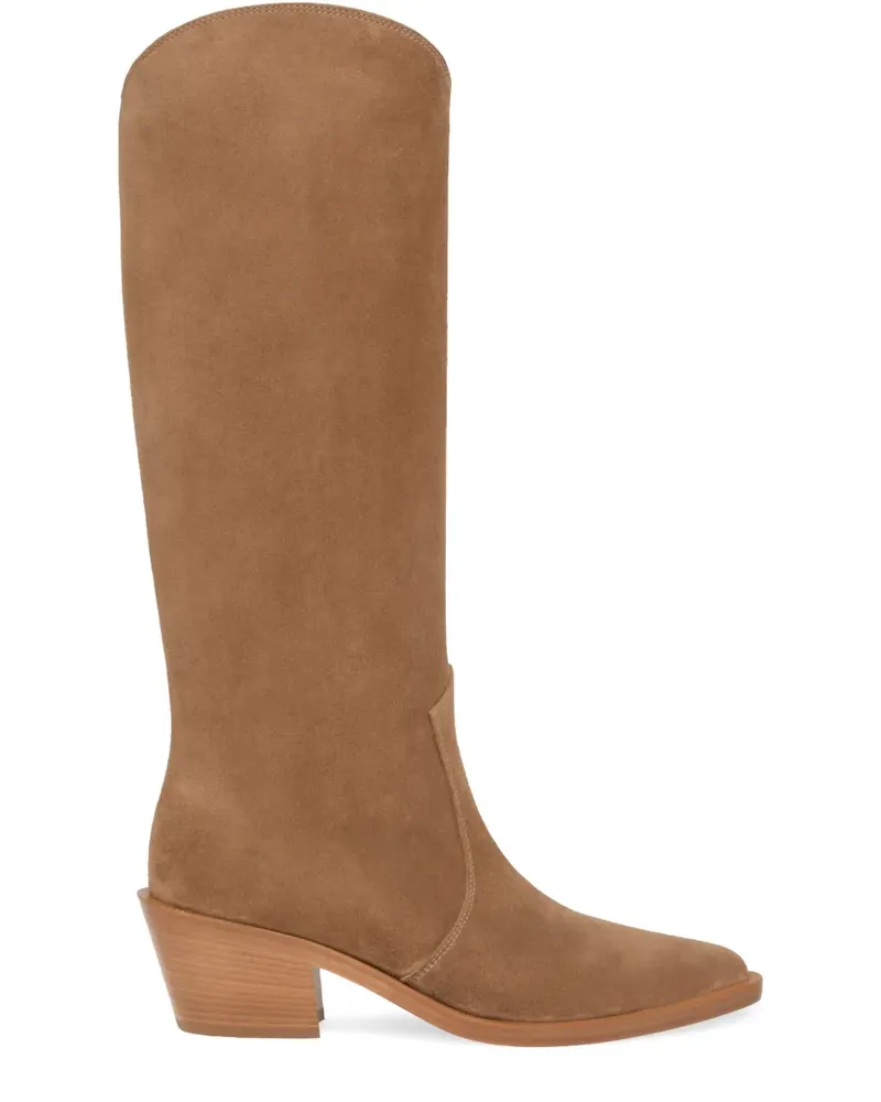 Gianvito Rossi Waylon Stiefel 45mm - Braun Braun