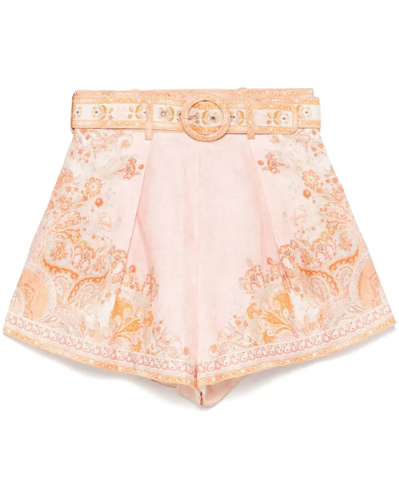 Zimmermann Acacia Shorts - Nude Nude