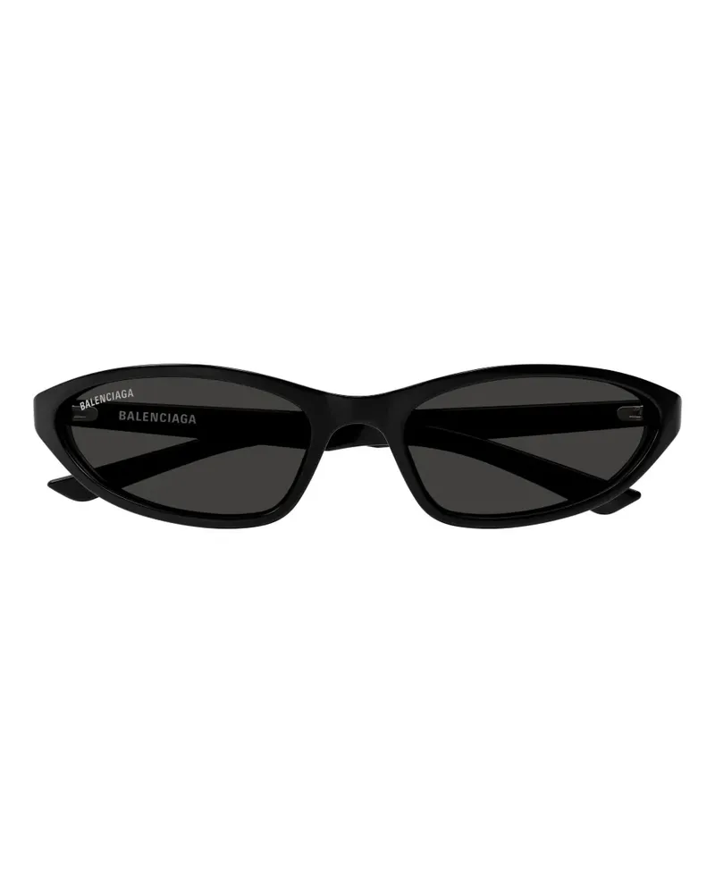 Balenciaga Sonnenbrille mit Cat-Eye-Gestell - Schwarz Schwarz