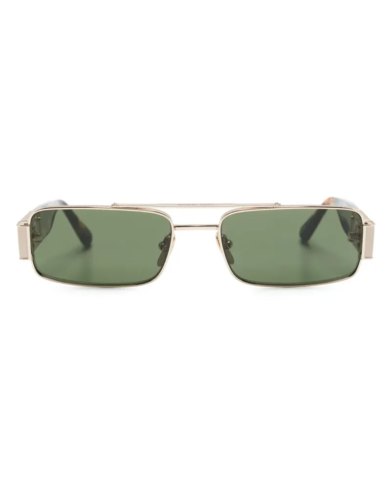 Linda Farrow Eckige Joey Sonnenbrille - Gold Gold
