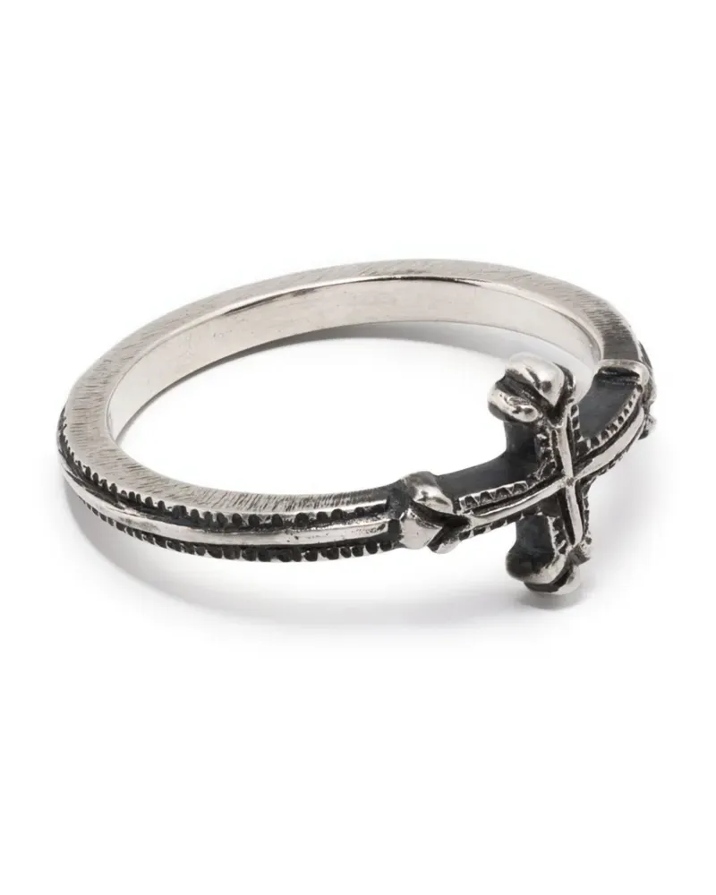 WERKSTATT:MÜNCHEN Ring mit poliertem Finish - Silber Silber