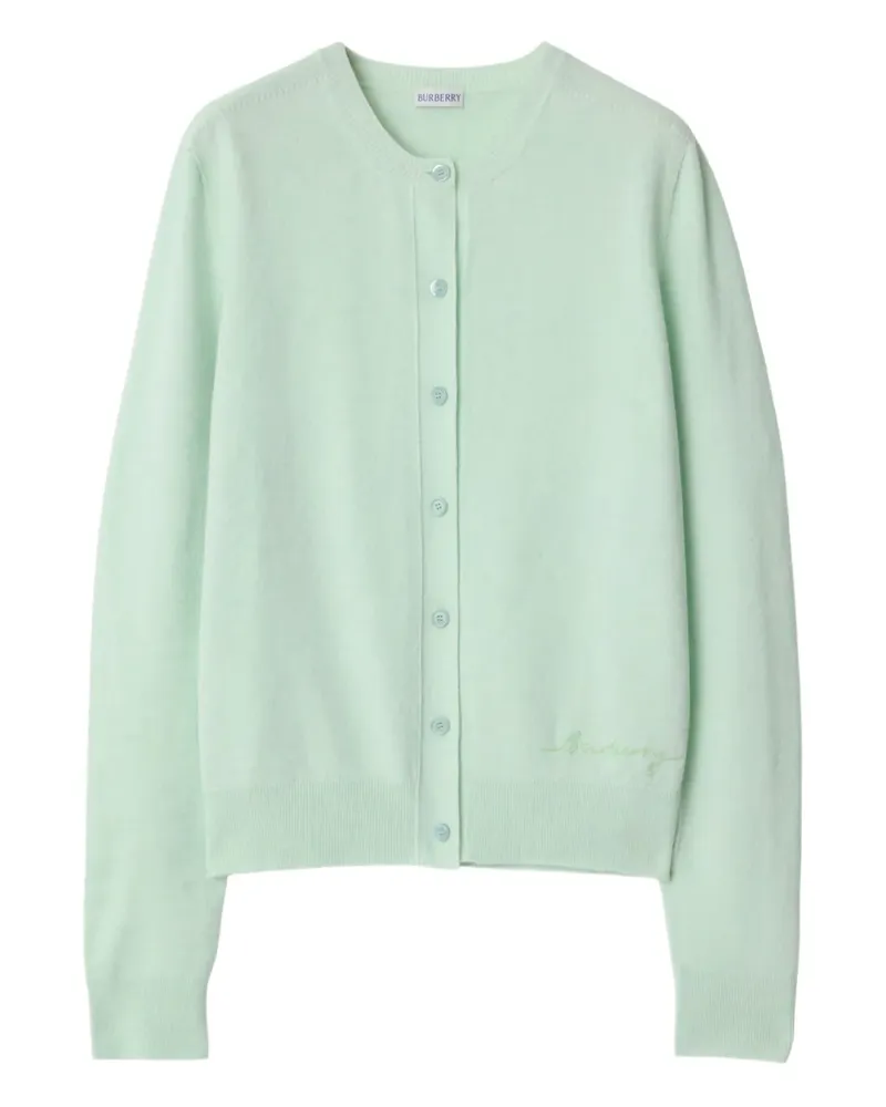 Burberry Geknöpfter Cardigan - Grün Grün