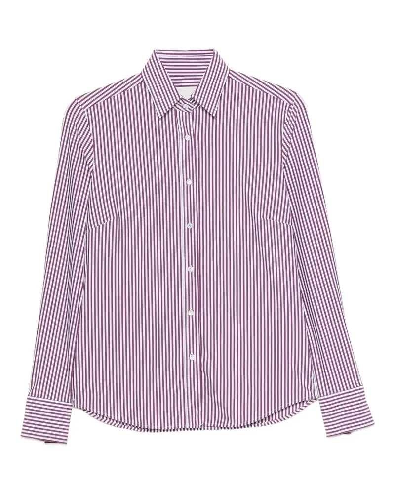 XACUS Sara Kt vertical-stripe shirt - Rot Rot