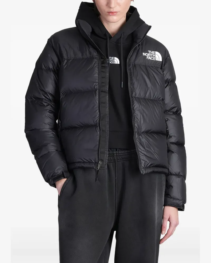 The North Face 96 Retro Nuptse Steppjacke - Schwarz Schwarz