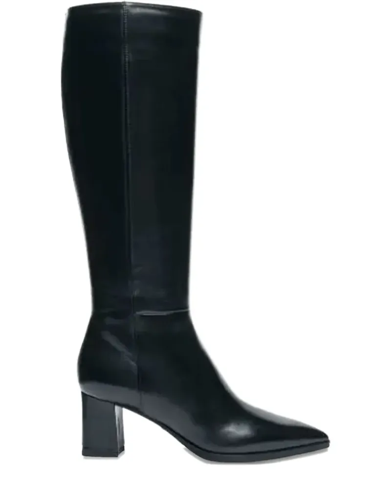 Santoni Spitze Stiefel - Schwarz Schwarz