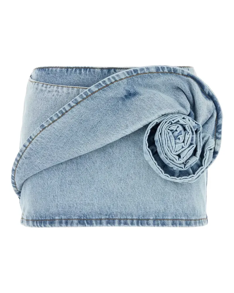 Magda Butrym Minirock aus Denim - Blau Blau
