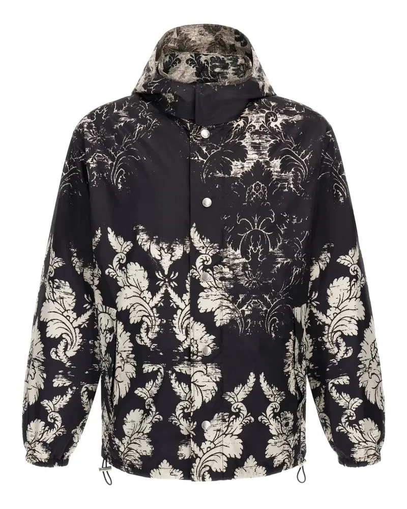 Roberto Cavalli broccato-print jacket - Schwarz Schwarz