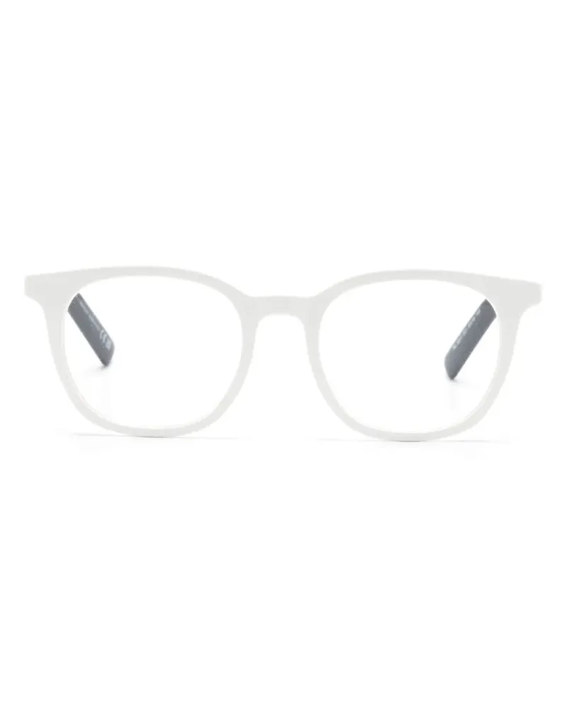 Moncler ML5207 Brille mit eckigem Gestell - Weiß Weiß