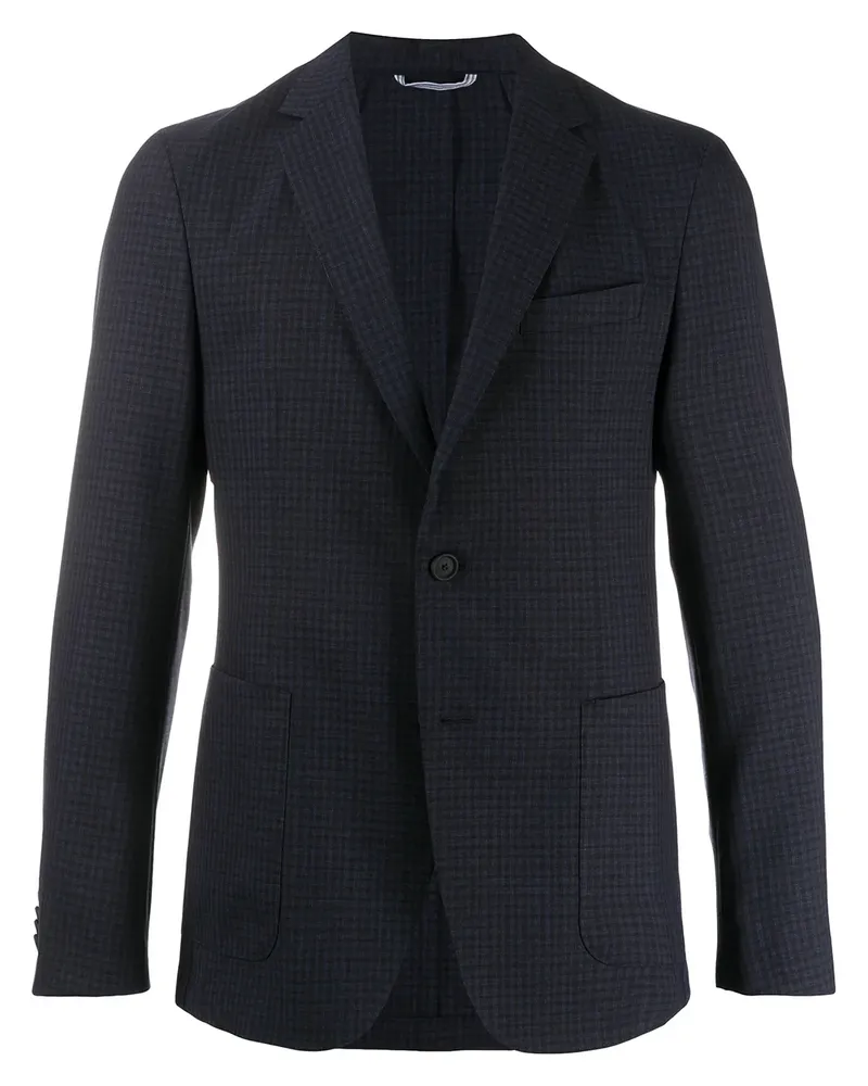 HUGO BOSS Kariertes Sakko - Blau Blau