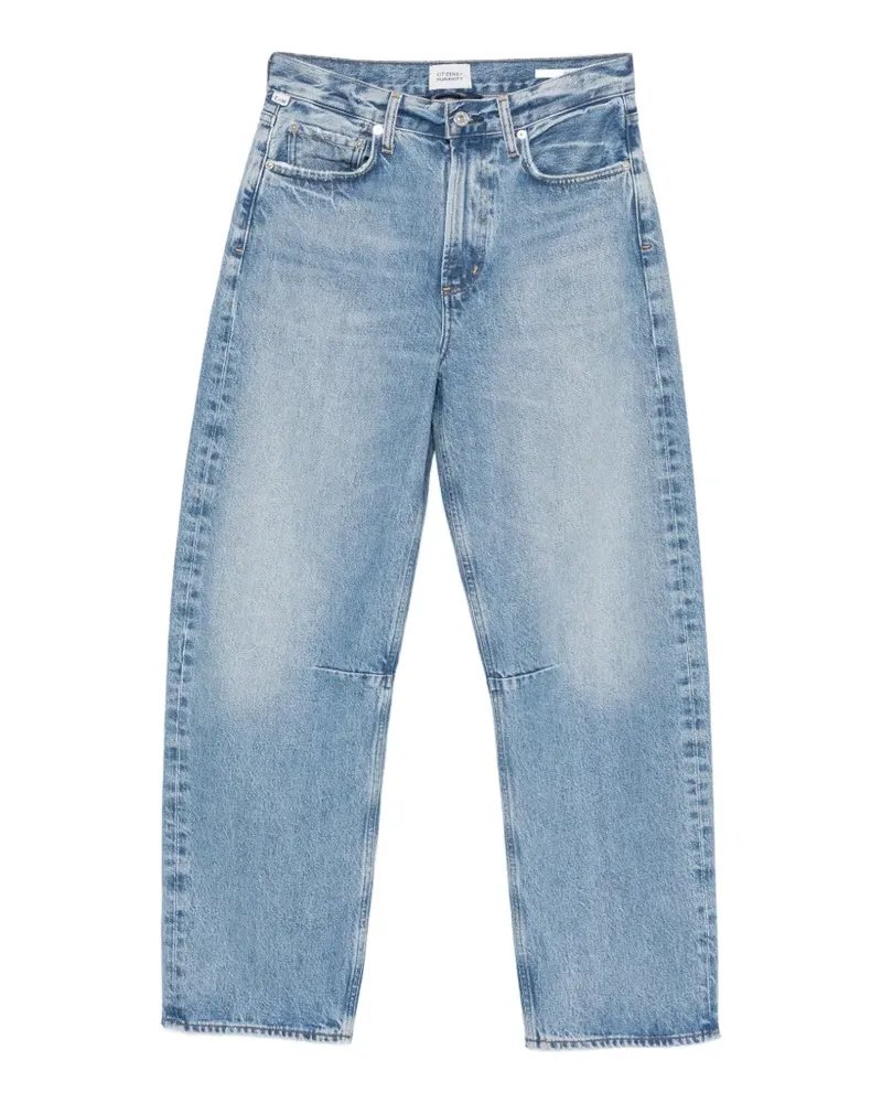 Citizens of humanity Miro faded-effect wide-leg jeans - Blau Blau
