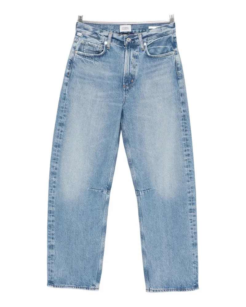 Citizens of humanity Miro faded-effect wide-leg jeans - Blau Blau