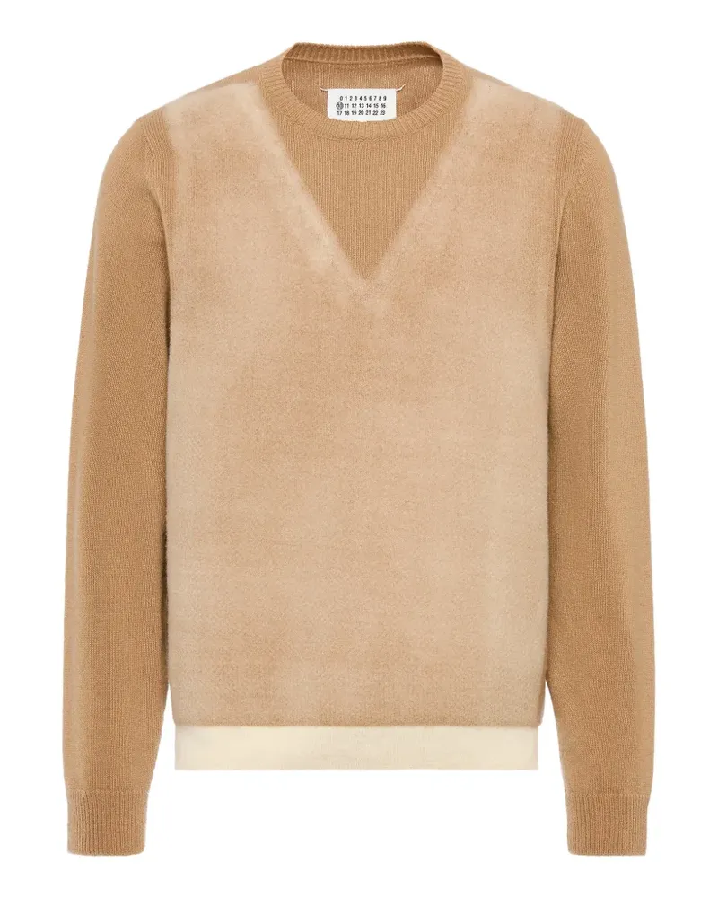 Maison Margiela Trompe oeil Memory sweater - Braun Braun