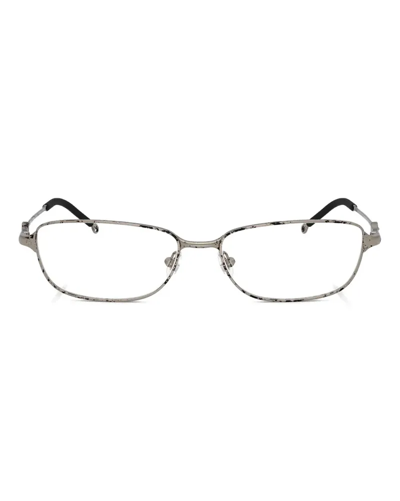 Diesel Brille mit eckigem Gestell - Grau Grau