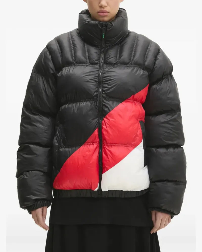 Fila zip jacket - Schwarz Schwarz