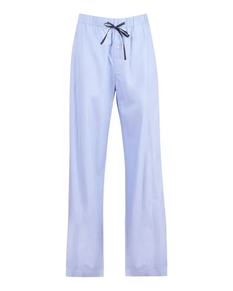 Fleur Du Mal Pyjama aus Baumwolle - Blau Blau