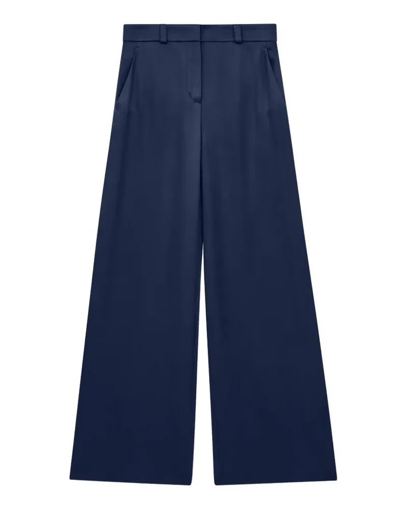 Giorgio Armani Hose mit hohem Bund - Blau Blau
