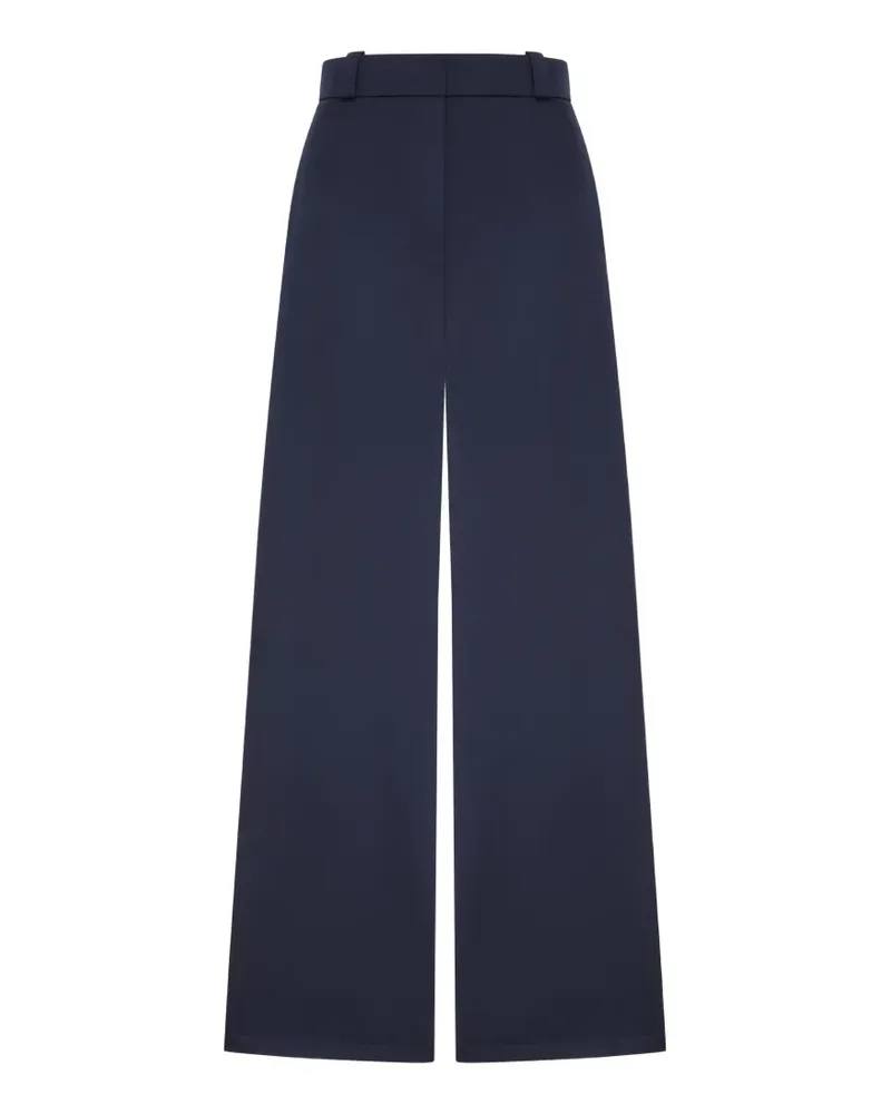 Giorgio Armani Hose mit hohem Bund - Blau Blau