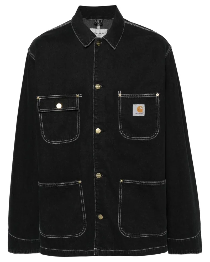 Carhartt WIP OG Chore Jeansjacke - Schwarz Schwarz
