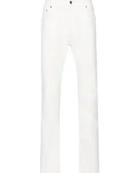 Etro Straight-Leg-Jeans mit Jacquardmuster Nude