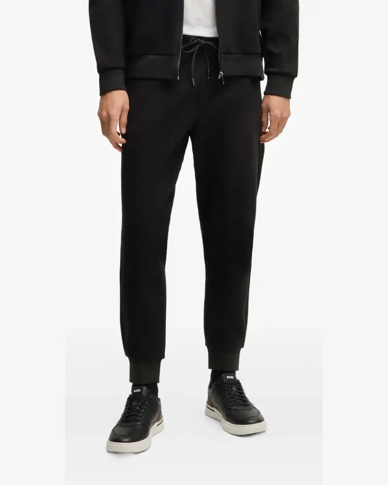HUGO BOSS Jogginghose mit Logo-Gravur - Schwarz Schwarz
