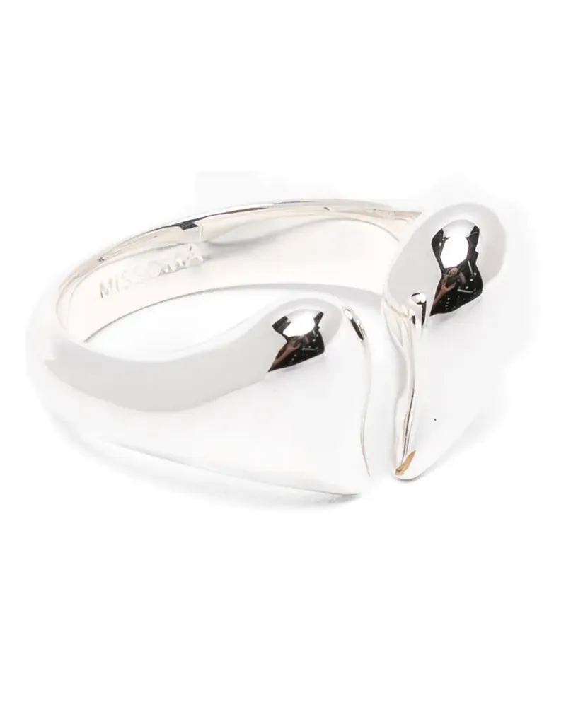 Missoma Molten Heartbreaker ring - Silber Silber