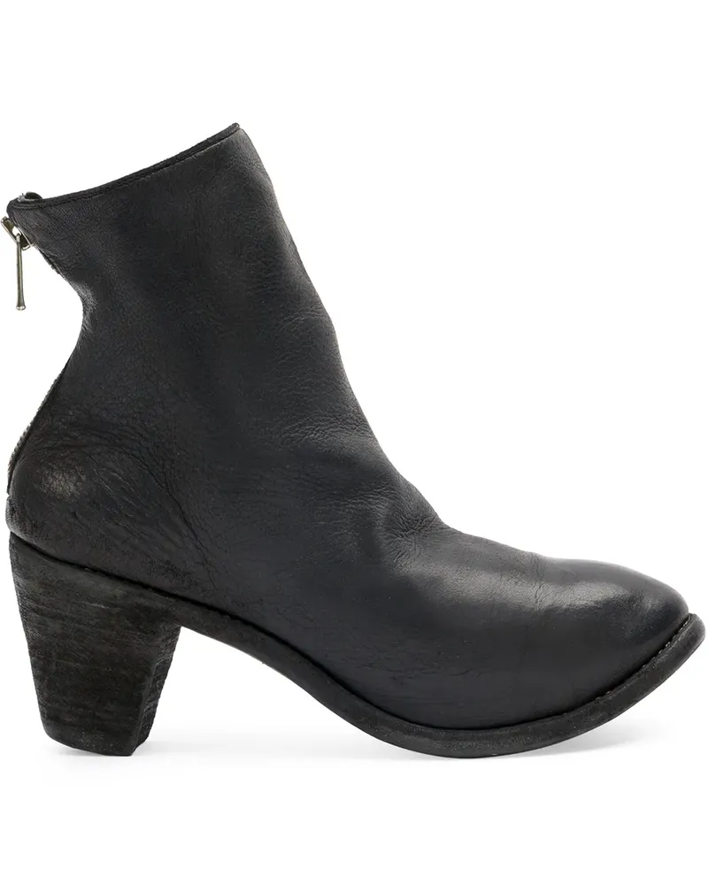 GUIDI Siefel in Distressed-Optik - Schwarz Schwarz