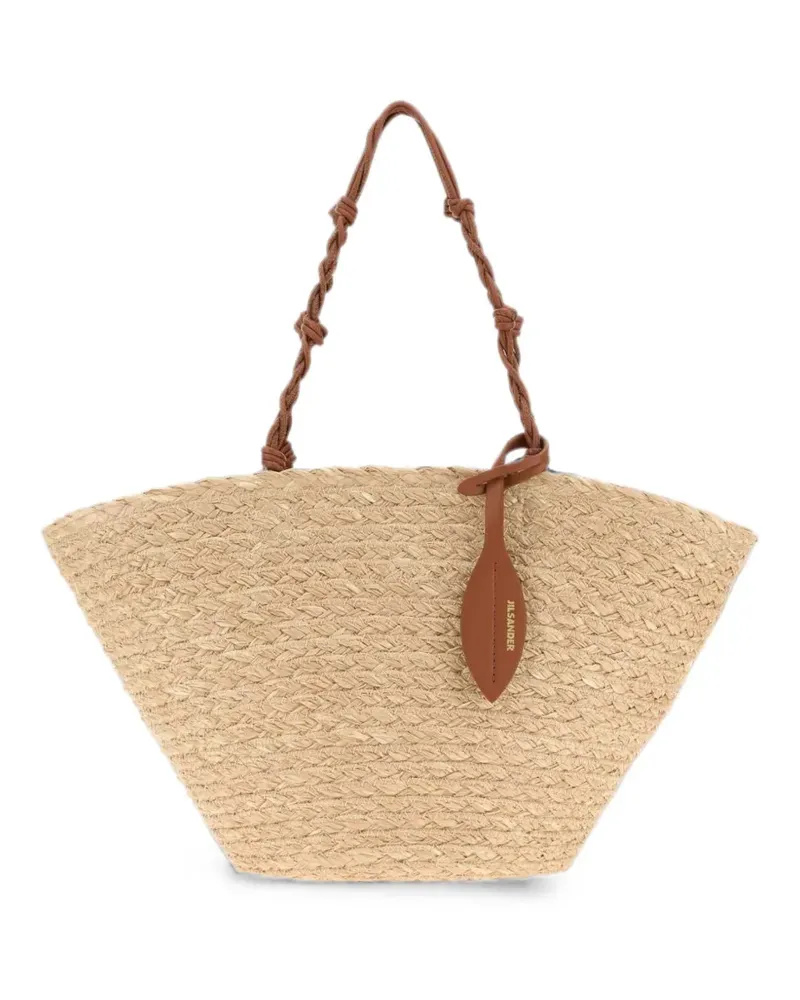 Jil Sander Tangle Strandtasche - Nude Nude