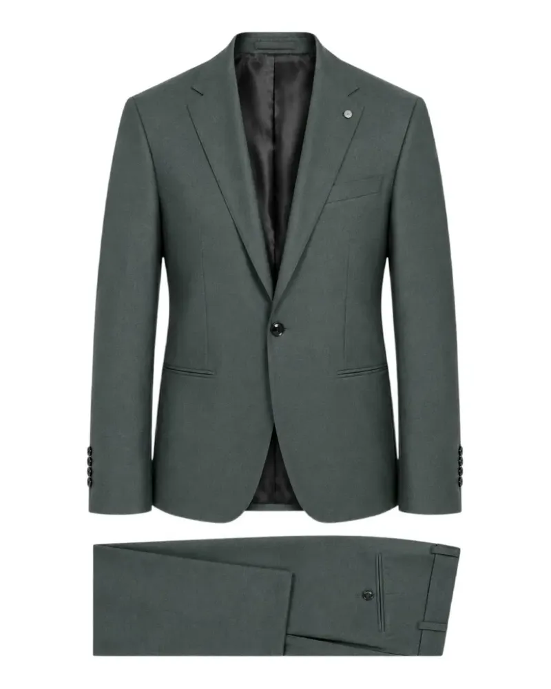 Luigi Bianchi Mantova single-breasted notch-lapel suit - Grün Grün