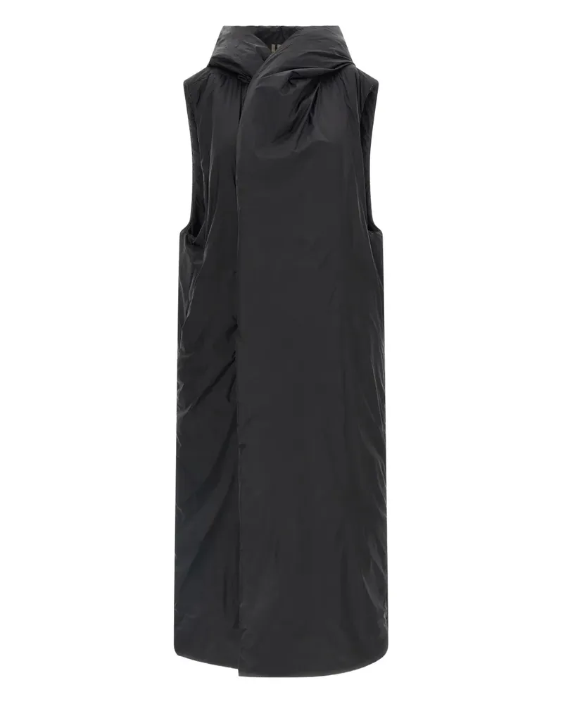 DRKSHDW by Rick Owens Gefütterte Kapuzenweste - Schwarz Schwarz
