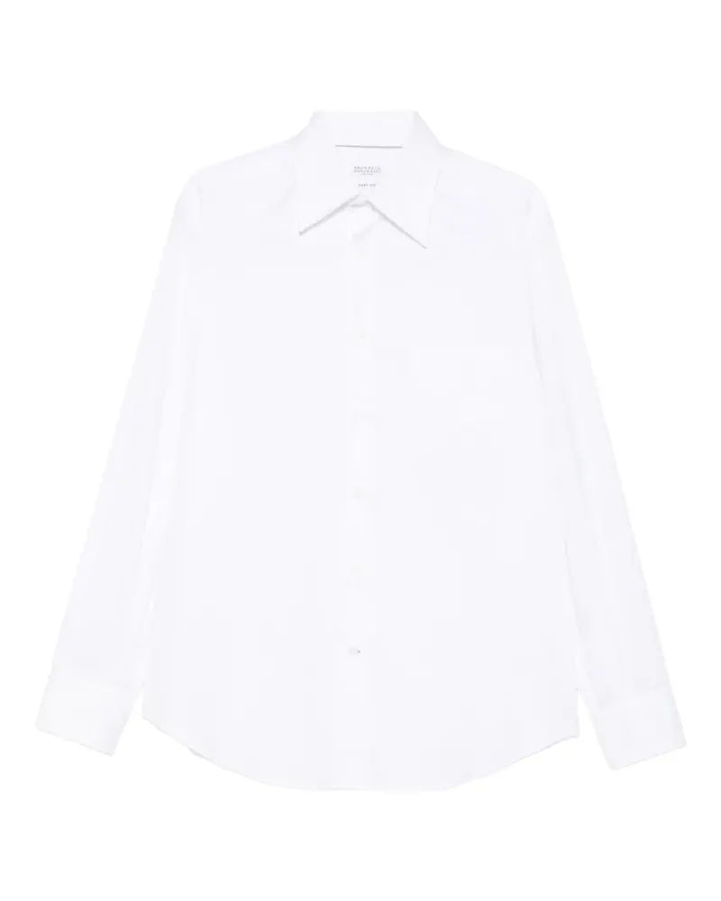 Brunello Cucinelli long-sleeve shirt - Weiß Weiß