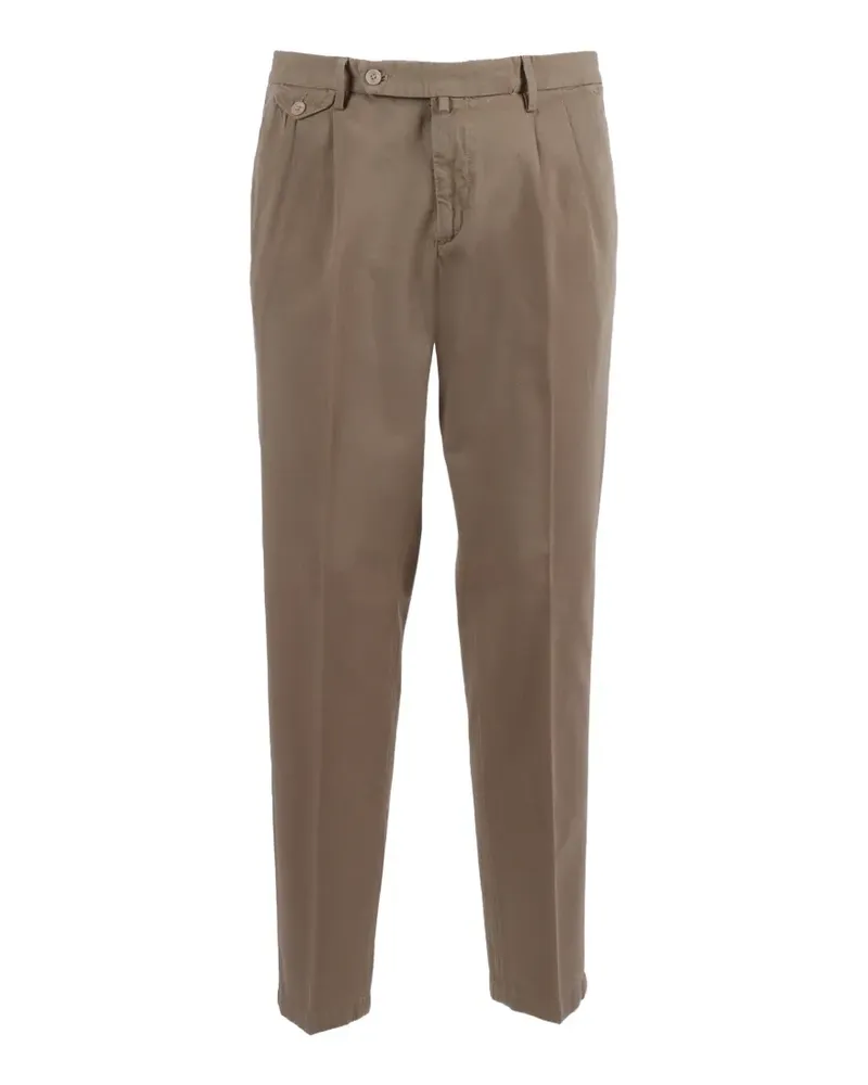 Briglia 1949 pleated-front tapered trousers - Nude Nude