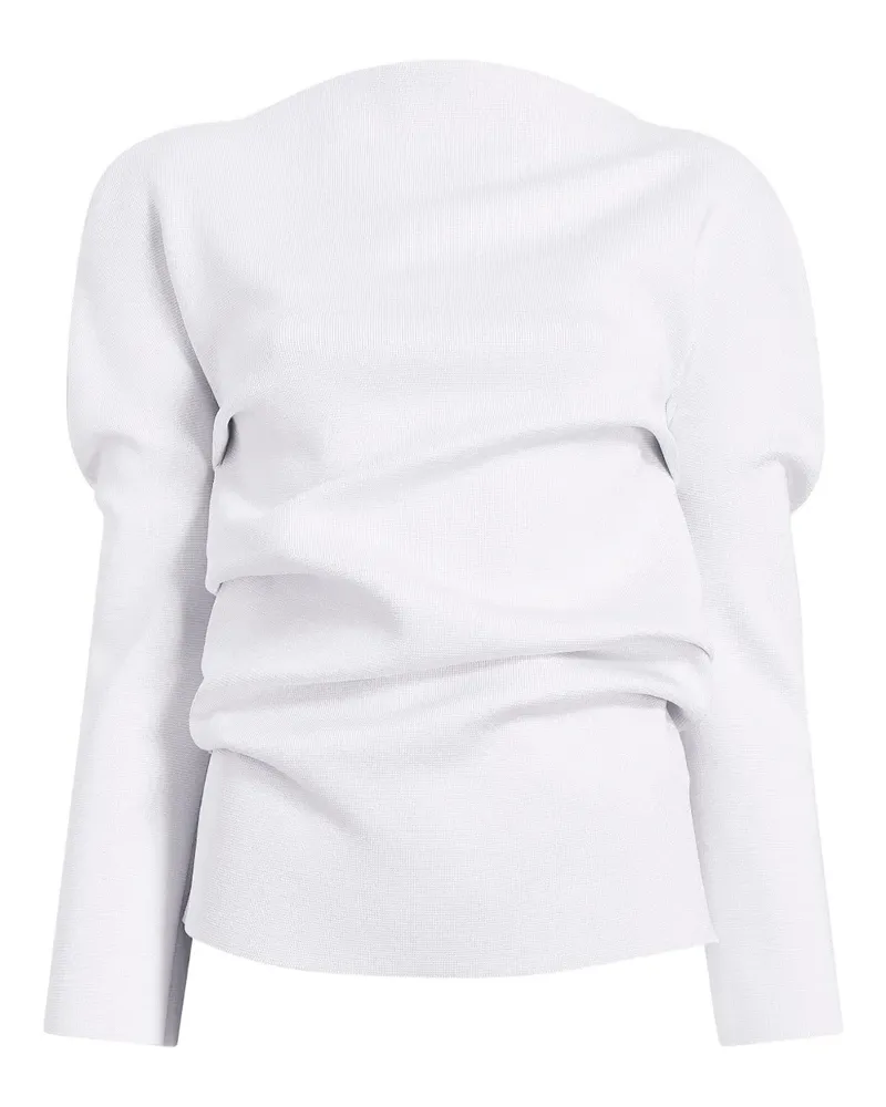 KHAITE Lovisa long-sleeve top - Weiß Weiß