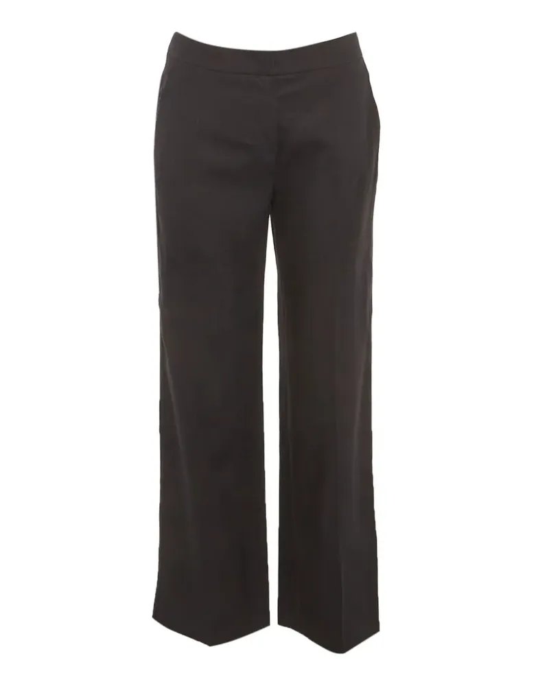 Max Mara Hose aus Leinen - Grau Grau