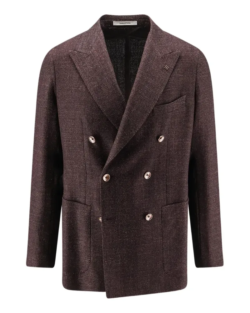 Tagliatore double-breasted peaked-lapel blazer - Braun Braun