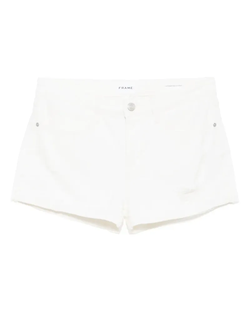 Frame Denim Le Grand Garcon Shorts - Weiß Weiß
