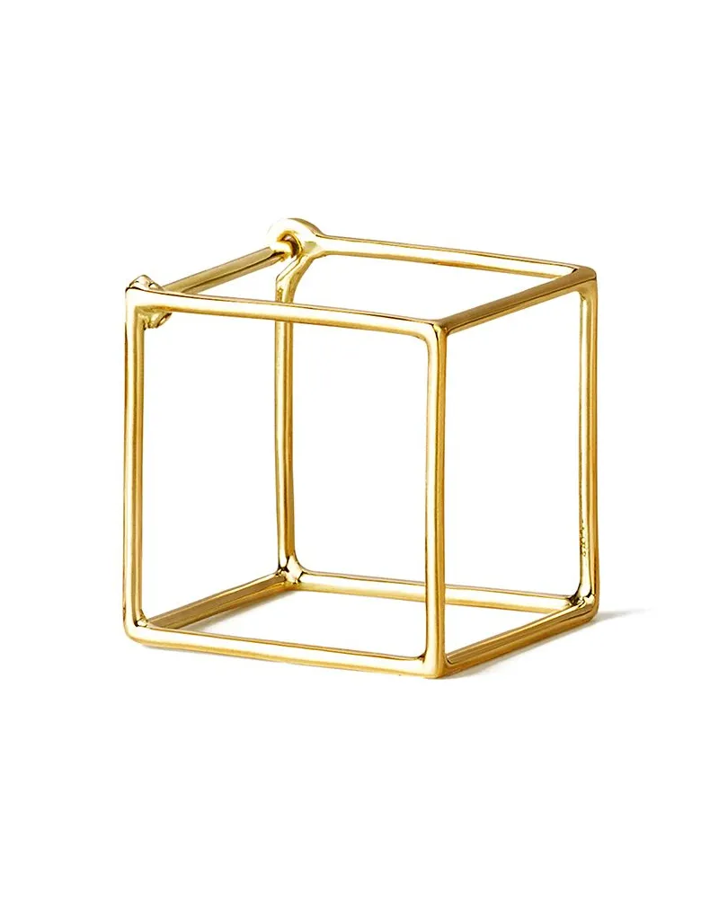 SHIHARA Viereckiger '15' Ohrring - Metallic Metallic