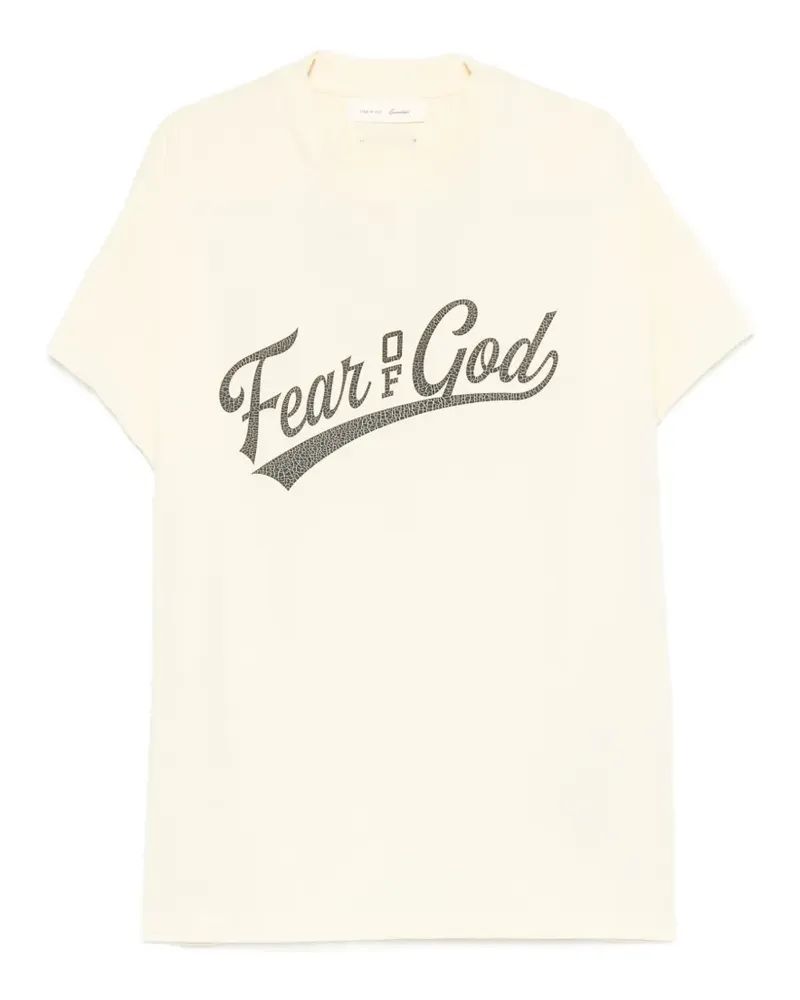 Fear of God Cut Off 90s T-Shirt mit Logo-Print - Gelb Gelb