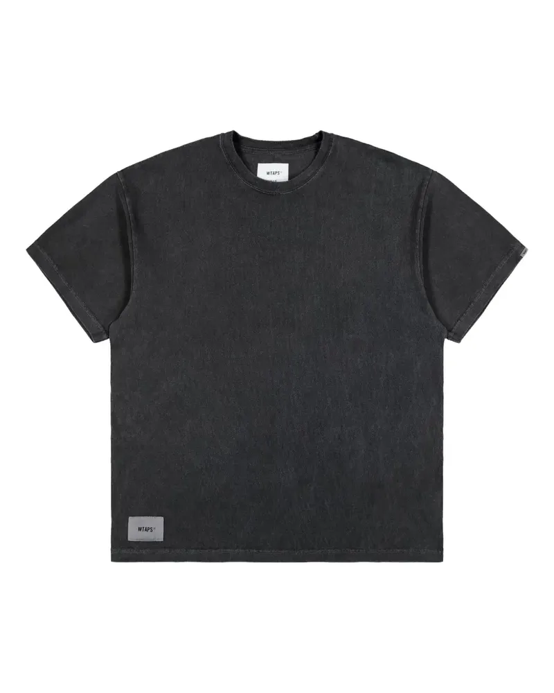 WTAPS Sign 02 T-Shirt aus Baumwolle - Schwarz Schwarz
