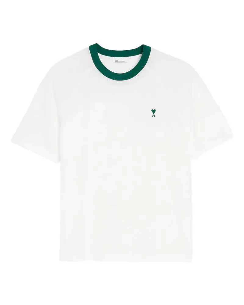 AMI Paris Ami De Coeur T-Shirt aus Baumwolle - Weiß Weiß