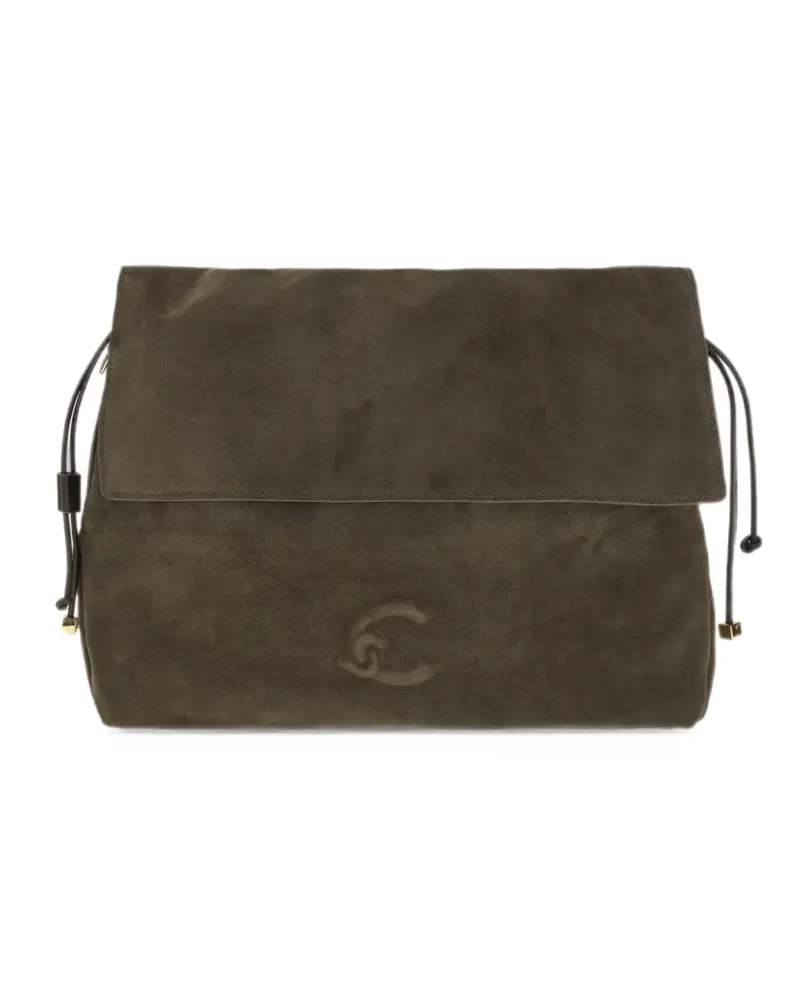 Coccinelle medium Lidia suede shoulder bag - Grün Grün