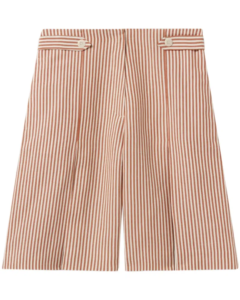 Claudie Pierlot Gestreifte Shorts - Braun Braun