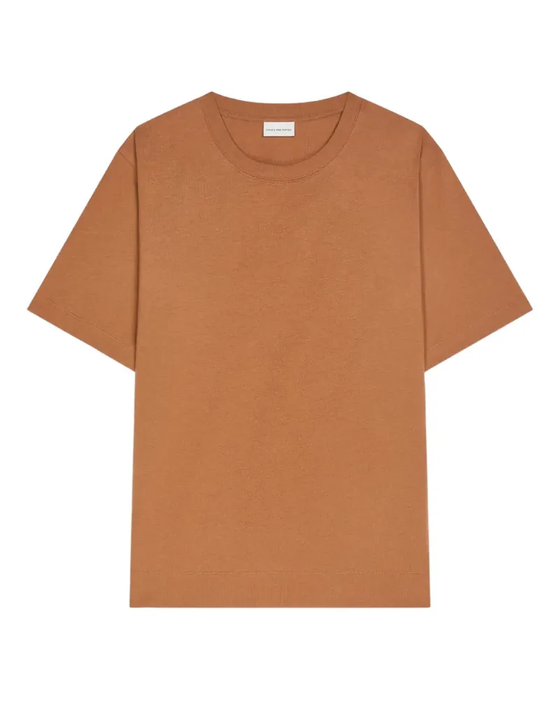 Dries van Noten Klassisches T-Shirt - Braun Braun