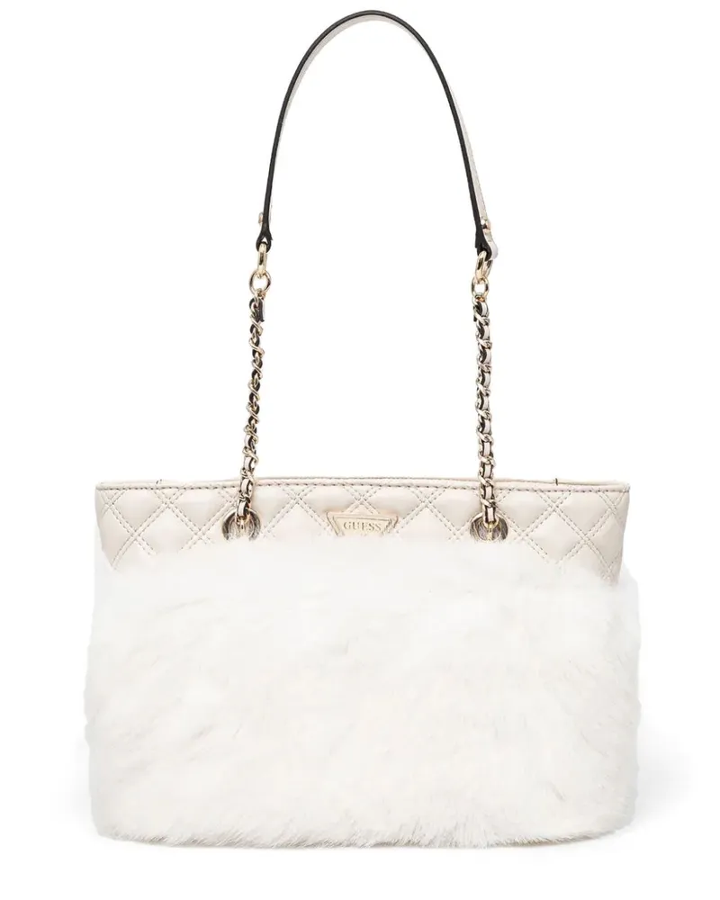 Guess Lise Schultertasche - Weiß Weiß