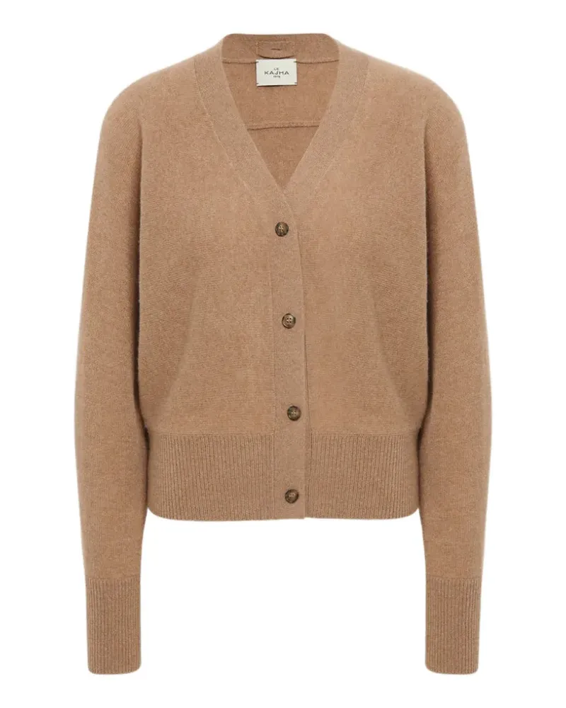Le Kasha 1918 V-neck button-up cardigan - Braun Braun